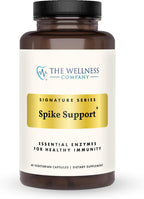 The Wellness Company Spike Support – Detox, Salud Inmunitaria, Flujo Sanguíneo – Nattokinasa, Raíz de Diente de León y Extracto de Black Sativa | 60 Cápsulas (1 Mes)