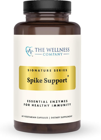 The Wellness Company Spike Support – Detox, – Nattokinasa: Esta enzima proteolítica, extraída de la soja – Image 1