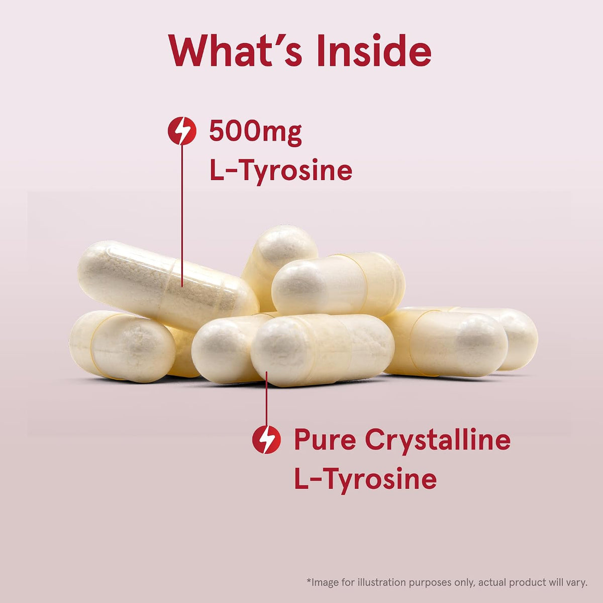 Jarrow Formulas L-Tyrosine 500 mg - 100 Cápsulas – Image 3