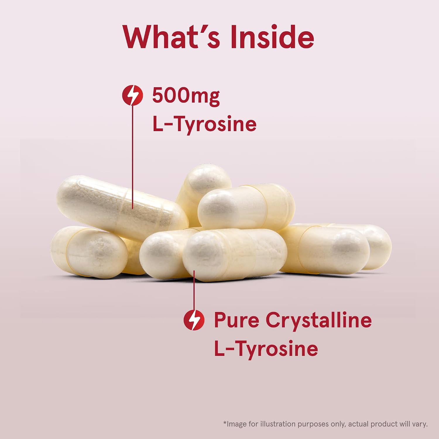 Jarrow Formulas L-Tyrosine 500 mg - 100 Cápsulas