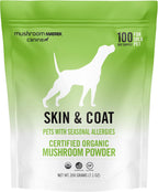 Om Mushroom Matrix Skin & Coat - Suplemento de Hongos Orgánicos para Perros y Gatos (200 g)