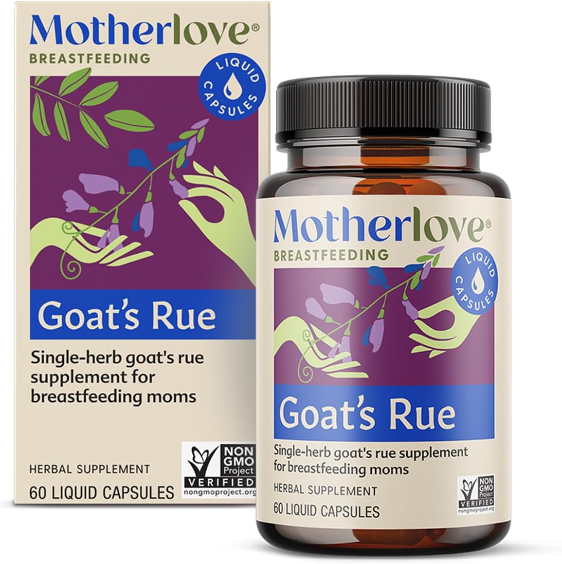 Motherlove Ruda Cabruna – 60 Cápsulas Líquidas para Lactancia