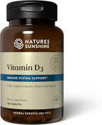 Nature's Sunshine Vitamina D3, 180 Comprimidos