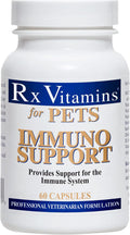 Rx Vitamins for Pets Immuno Support para Perros y Gatos - Apoyo Inmunológico - 60 Cápsulas