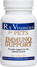 Rx Vitamins for Pets Immuno Support para Perros y Gatos - Apoyo Inmunológico - 60 Cápsulas
