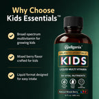 Wellgenix Balanced Essentials Kids Liquid Multivitamin, Pack de 2 x 473 ml
