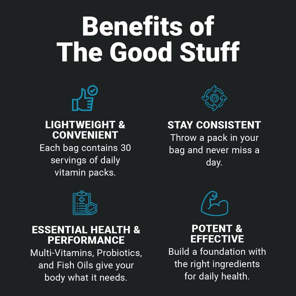 Wilderness Athlete The Good Stuff - Multivitamínico diario en sobres