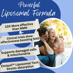 BioImmune Emiquil™ Liposomal NMNH, 500mg 60 Cápsulas - Suplemento de NAD+