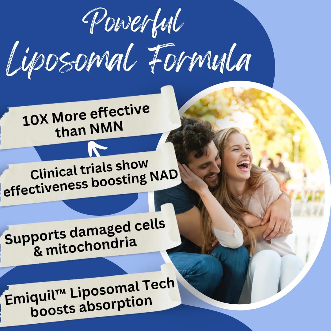 BioImmune Emiquil™ Liposomal NMNH, 500mg 60 Cápsulas - Suplemento de NAD+