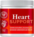 Heart Health Powder Topper para Perros y Gatos - Taurina, L-Carnitina, Espino Blanco y Antioxidantes - 180g