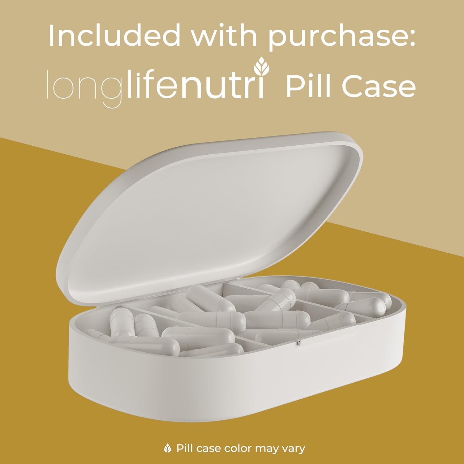 LongLifeNutri Crisina 500 mg – 180 Cápsulas Vegetales