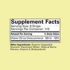 ChildLife Essentials - Vitamina D3 Sabor Arándanos 30 ml