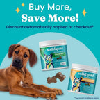 Solid Gold Multivitamínico para Perros Senior - Masticables con Glucosamina, Probióticos y Vitaminas - 120 unidades