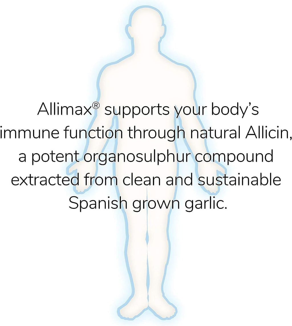 Allimax 180 mg 90 cápsulas vegetales - Complemento alimenticio de ajo