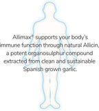 Allimax 180 mg 90 cápsulas vegetales - Complemento alimenticio de ajo