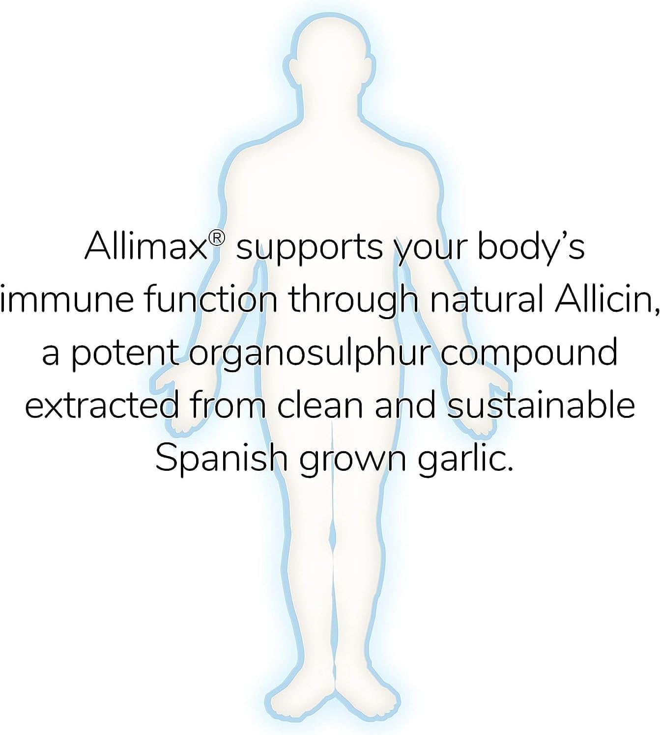 Allimax 180 mg 90 cápsulas vegetales - Complemento alimenticio de ajo
