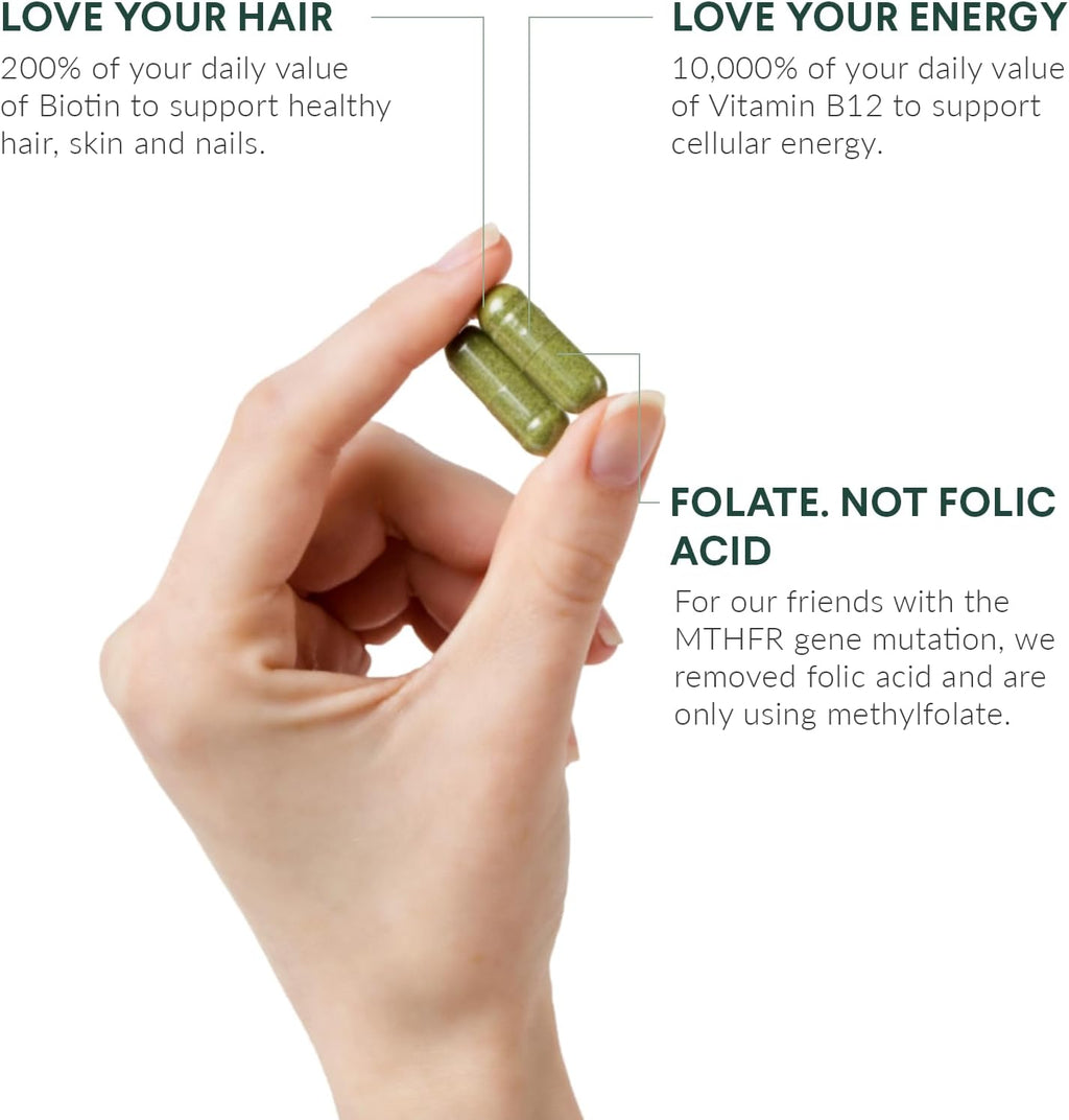 Nutritional Roots Multivitamin+, Award-Winning Plant-Based (Vegan) Multivitamin, Organic Vegetables & Herbs, Fermented Vitamins, Probiotics, Doctor's Choice, 45 Servings