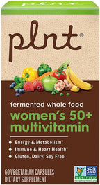 Multivitamínico Fermentado de Alimentos Integrales para Mujeres 50+ - 60 Cápsulas Veganas
