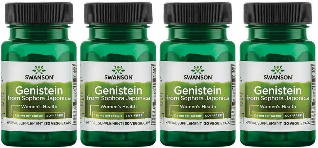 Swanson Genisteina sin soja 125 mg - 60 cápsulas veganas