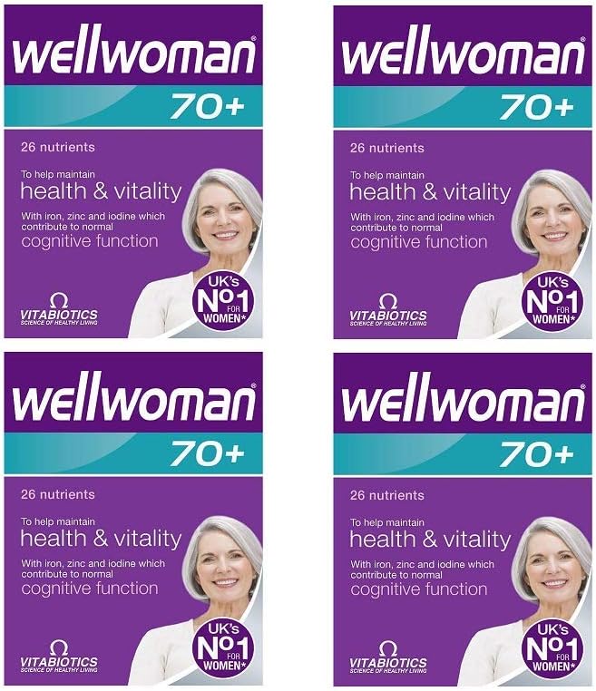 Wellwoman 70+ Multivitamínico para Mujeres, 30 Comprimidos