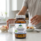 Cápsulas de Fenogreco Orgánico 600mg - 90 Cápsulas Veganas Kosher