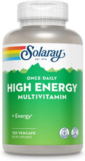 SOLARAY Multivitamínico Diario Alta Energía con Liberación Prolongada, 120 Cápsulas