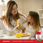 Piping Rock Kid's Multivitamin Gummies with Probiotics | 50 Berry Punch Chewables | Without Iron | Vegetarian, Non-GMO, Gluten Free Children's Supplement