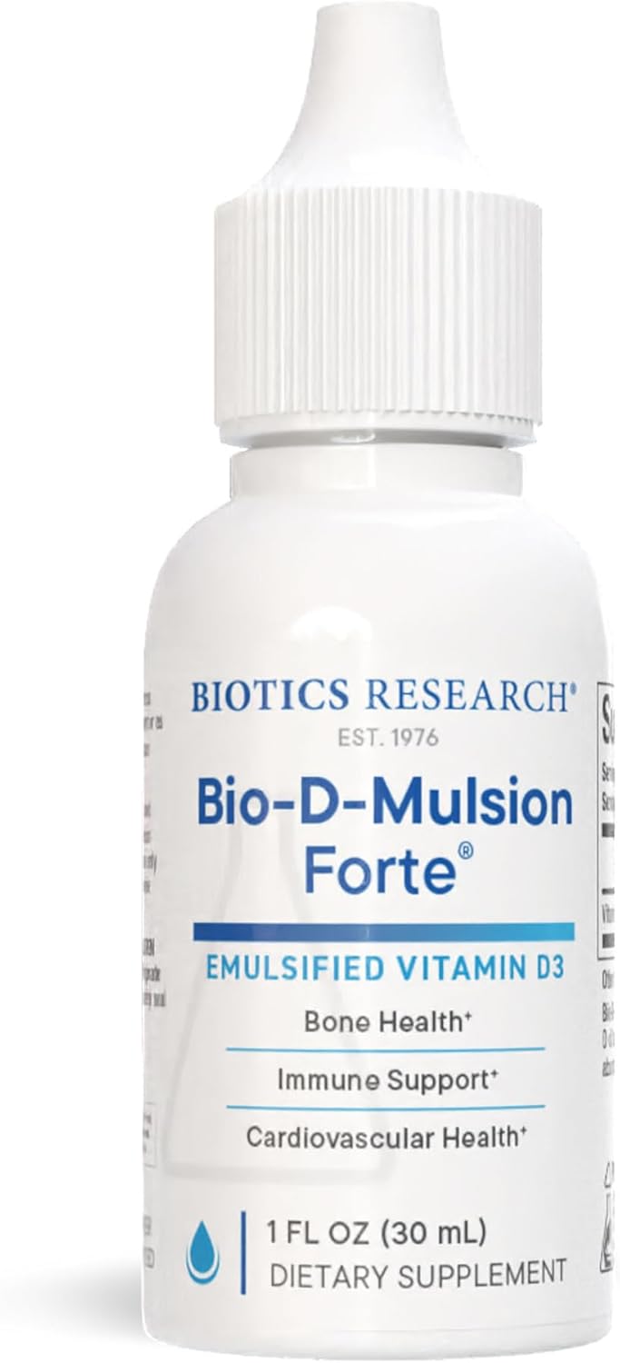 BIOTICS RESEARCH Bio-D-Mulsion Forte Liquid Vitamin D3 2000 IU/drop – 30 ml