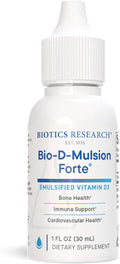 BIOTICS RESEARCH Bio-D-Mulsion Forte Liquid Vitamin D3 2000 IU/drop – 30 ml