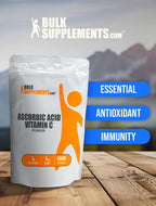 Ascorbic Acid Powder (Vitamin C) - 1 kg (5-pack) - BulkSupplements