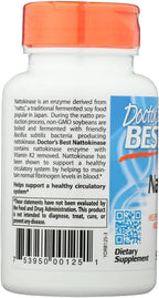 Doctor's Best Nattokinase 90 Cápsulas Veganas