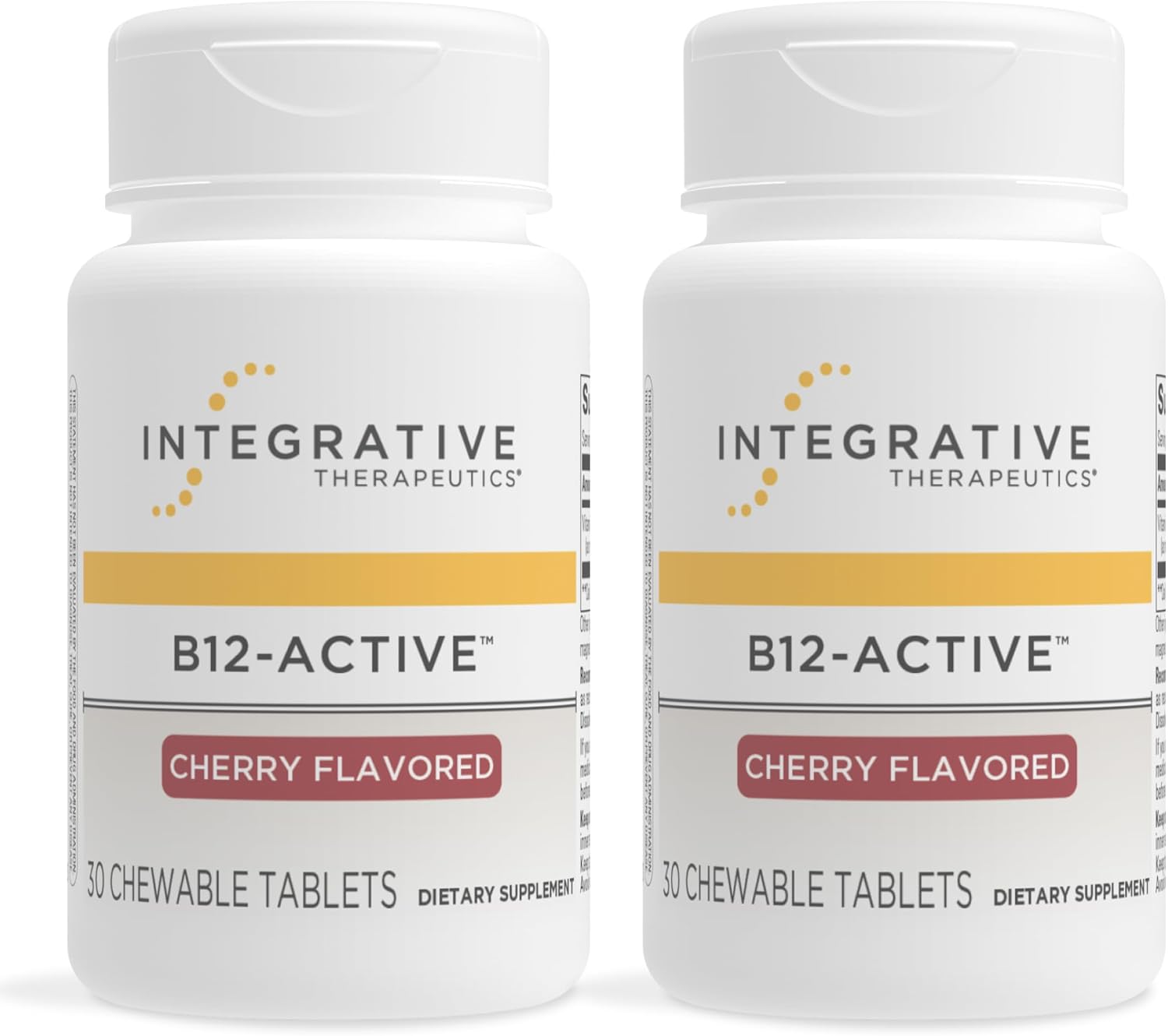 B12-Active - Metilcobalamina 1000 mcg - 30 Comprimidos Masticables Sabor Cereza