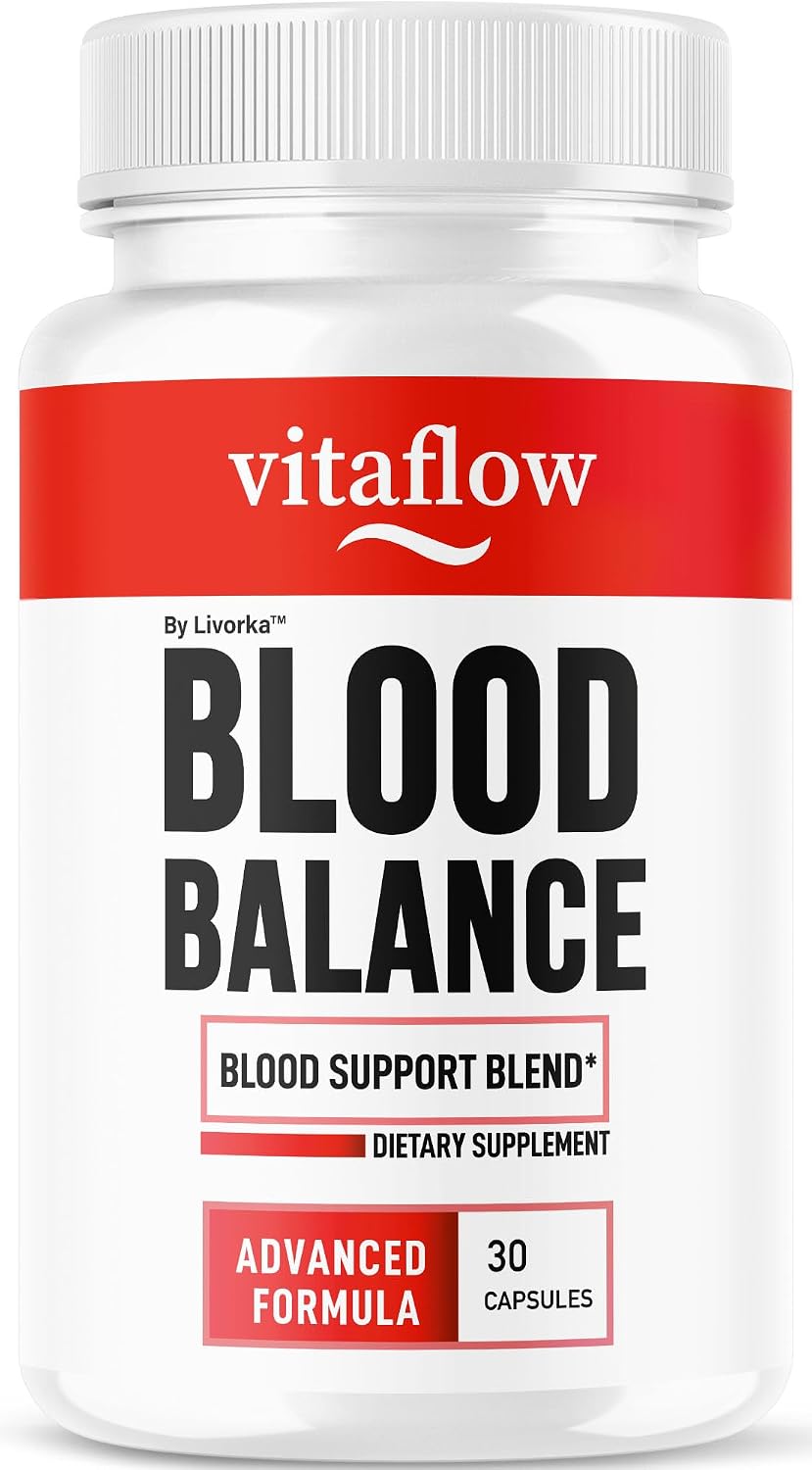 VitaFlow Cápsulas - Cápsula oficial de suplemento de equilibrio, Fórmula natural premium avanzada, 30 Cápsulas para 1 mes