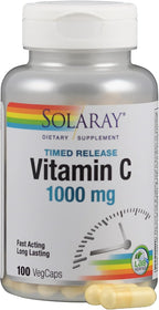 Solaray Vitamina C 1000 mg - 100 Cápsulas de Liberación Programada