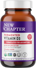 New Chapter Vitamina D3 Fermentada 2000 UI - 30 Cápsulas