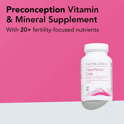 Theralogix TheraNatal Core - Suplemento – Yodo: contribuye a la producción normal de hormonas tiroideas y a la – Image 2