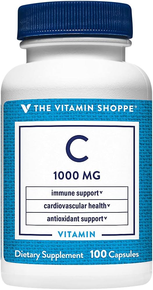 The Vitamin Shoppe C-1000 1000 mg, 100 cápsulas
