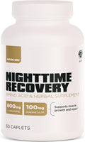AdvoCare Nighttime Recovery - Suplemento de Aminoácidos y Hierbas para la Recuperación Muscular - 60 Comprimidos