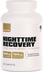AdvoCare Nighttime Recovery - Suplemento de Aminoácidos y Hierbas para la Recuperación Muscular - 60 Comprimidos