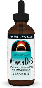 Source Naturals Vitamina D-3 Gotas Líquidas 2000 UI, 59 ml