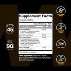 ONNIT Alpha Brain - Suplemento Nootrópico de Enfoque y Memoria con L-Teanina y Vitamina B6, 90 Cápsulas
