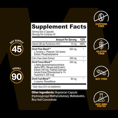 ONNIT Alpha Brain - Suplemento Nootrópico de – Claridad mental y agilidad cognitiva: la combinación de – Image 9