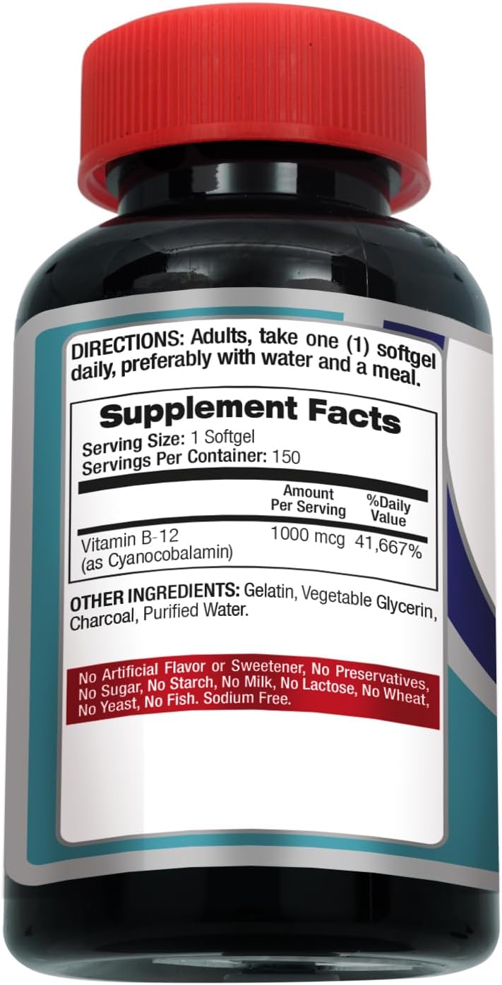 FITO MEDIC'S Lab Vitamina B12 - 150 Cápsulas Blandas