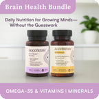 Accentrate Suplemento Cerebral Infantil | Omega-3 + Vitaminas B Metiladas