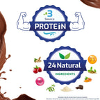 ATS Supermilk Height+ para niños de 8 a 12 años - Bebida proteica sabor chocolate, 400g