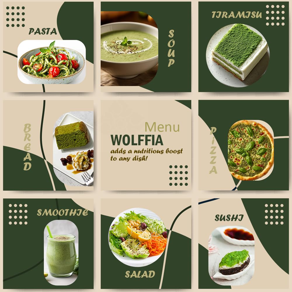 Wolffia globosa Superalimento Deshidratado | 60g