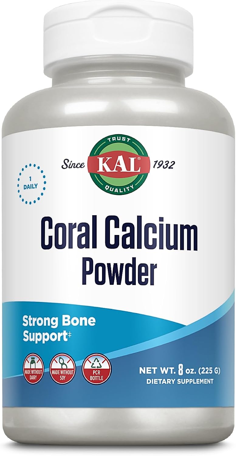 KAL Calcio Coral en Comprimidos 1000 mg - 227 g (8 oz)
