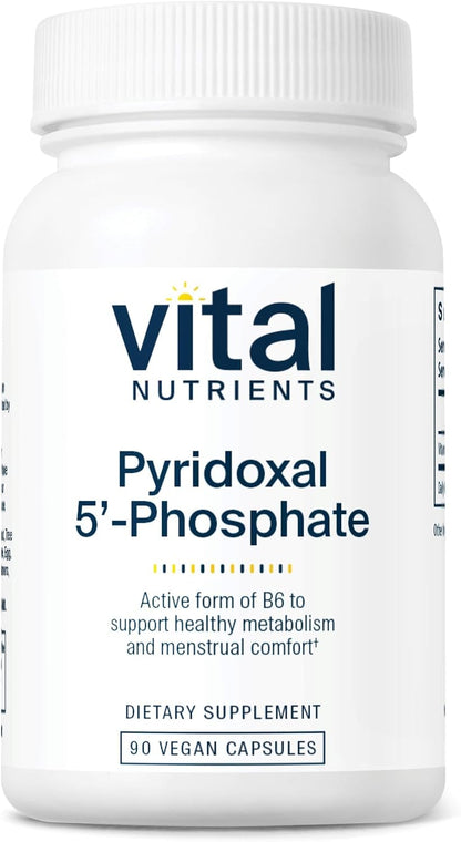 Piridoxal-5 Fosfato - Vitamina B6 Activa – Metabolismo energético normal: La vitamina B6 contribuye al metabolismo – Image 1