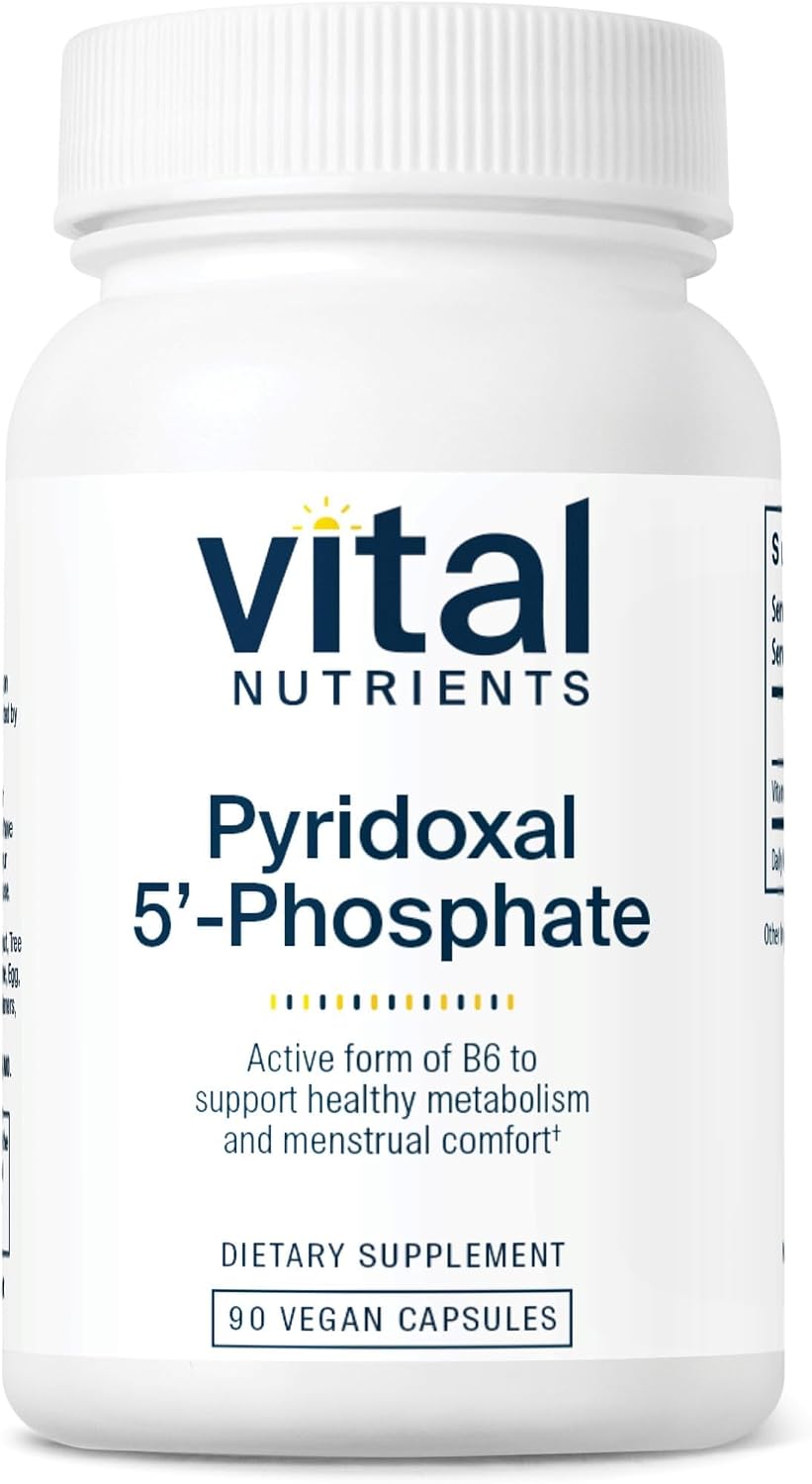 Vital Nutrients Piridoxal-5 Fosfato (P5P) - Vitamina B6 Activa - 90 Cápsulas