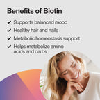 PureFormulas Biotina 8000 mcg - Suplemento para Cabello, Piel y Uñas - 120 Cápsulas